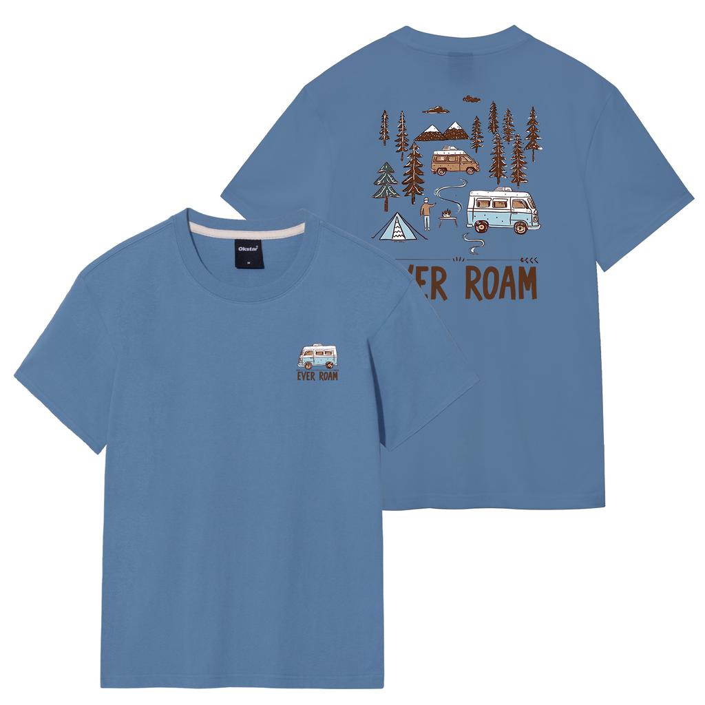 OKSTAR Camping Road Short Sleeve Tee (D Type)