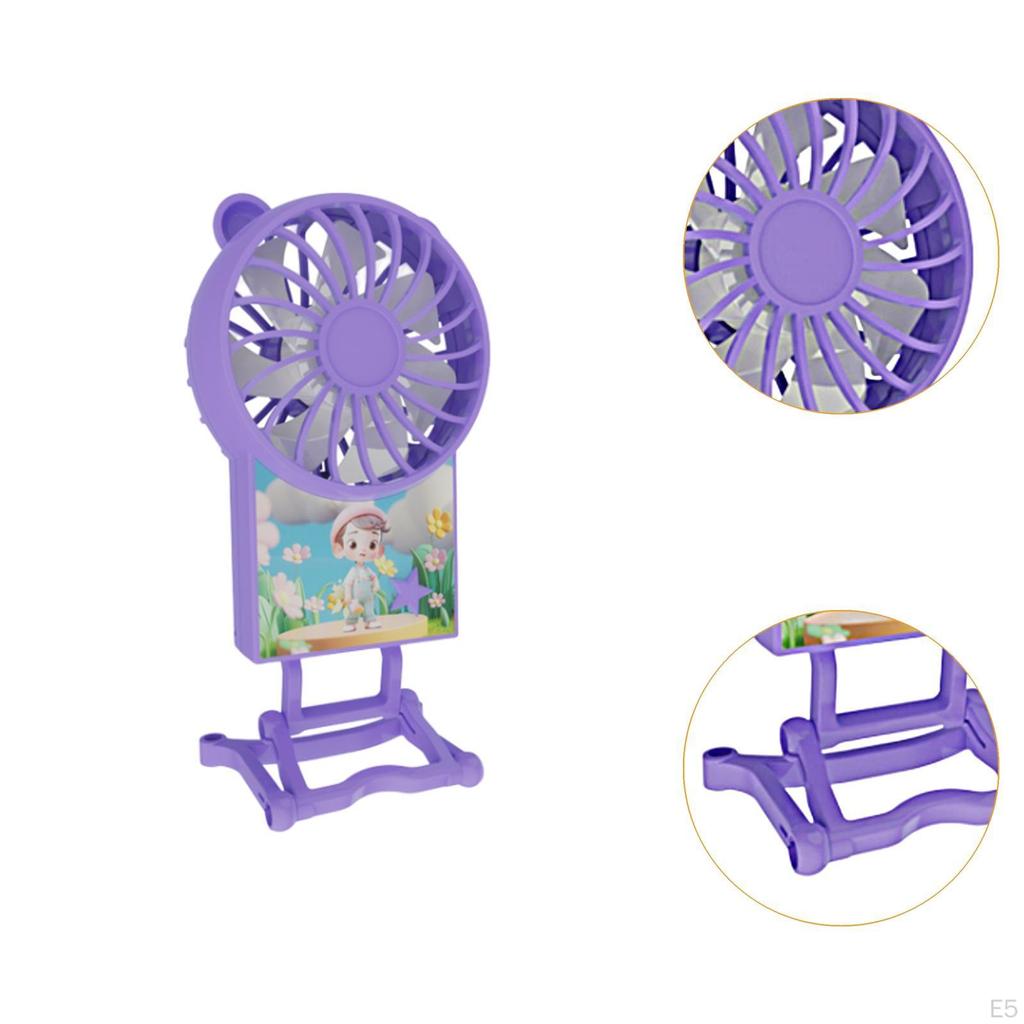 Hand Held Fan Desk Small Personal Mini for Indoor Office Home Bedroom Outdoor