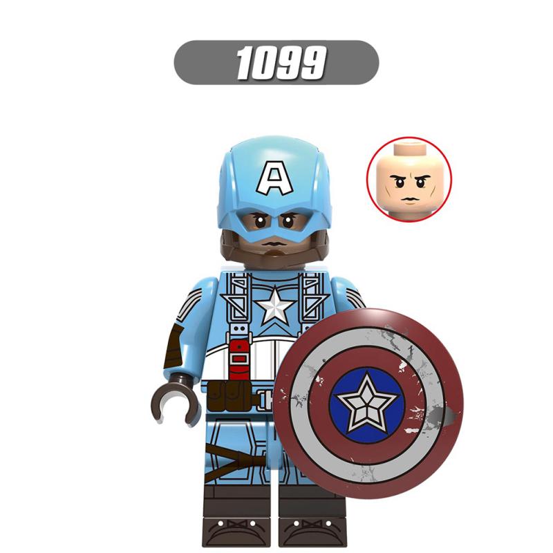 Lego Stavebnice Hračky Série Kapitán Amerika Minifigurky Model Steve Rogers Vzdělávací Hračky