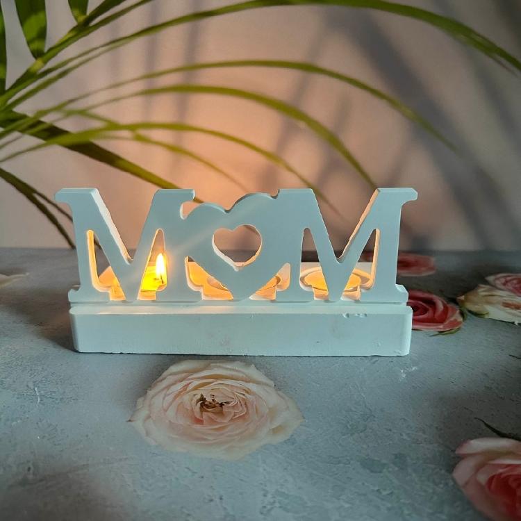 Candle Holder Molds with Base for Crafting Candle Holder