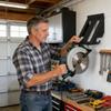 Universal Circular Saw Storage Rack Two Hole Design Compatible Multiple Saw Types Wall Mounted Metal Organizer