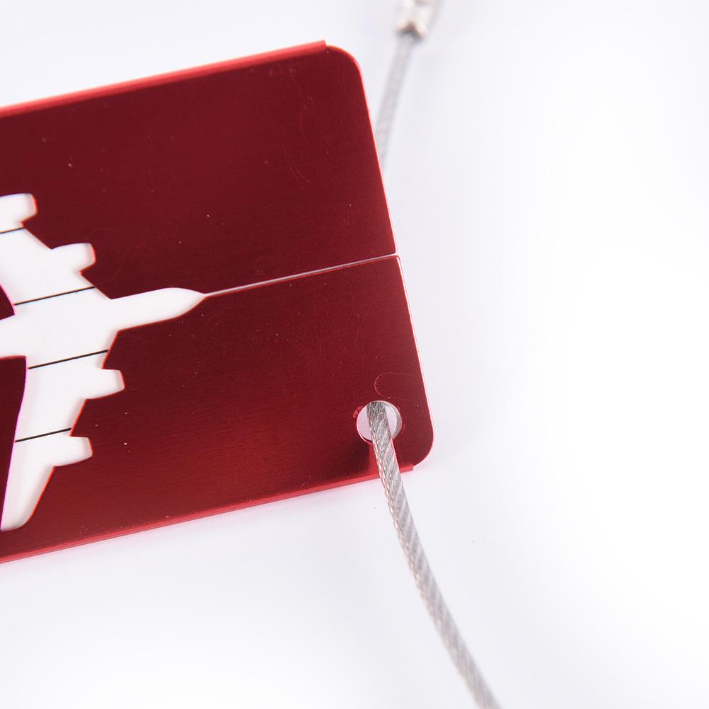 Kreativer Kofferanhänger aus Aluminiumlegierung - Kofferanhänger