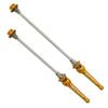KCNC Z6 KQR Road Stainless Axle Hub SK2147 Skewer, Gold, KQR-04-RD-G,