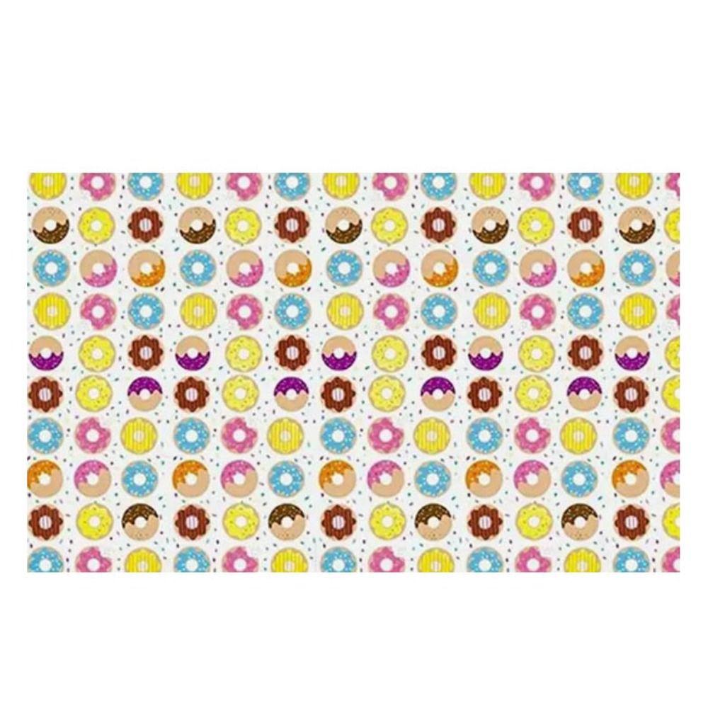Disposable Donut Table Cover Rectangular Donut Tablecloth Birthday Party   Picnic