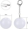 3D Touch-Sensing Atmosphere Lamp Keyring - Creative Girly Pendant Night Light for Home & Bedroom Decor