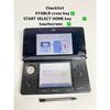 Nintendo 3DS CTR-001 Cosmo Black With Stylus Console Operation Check! Startup Confirmed Stylus