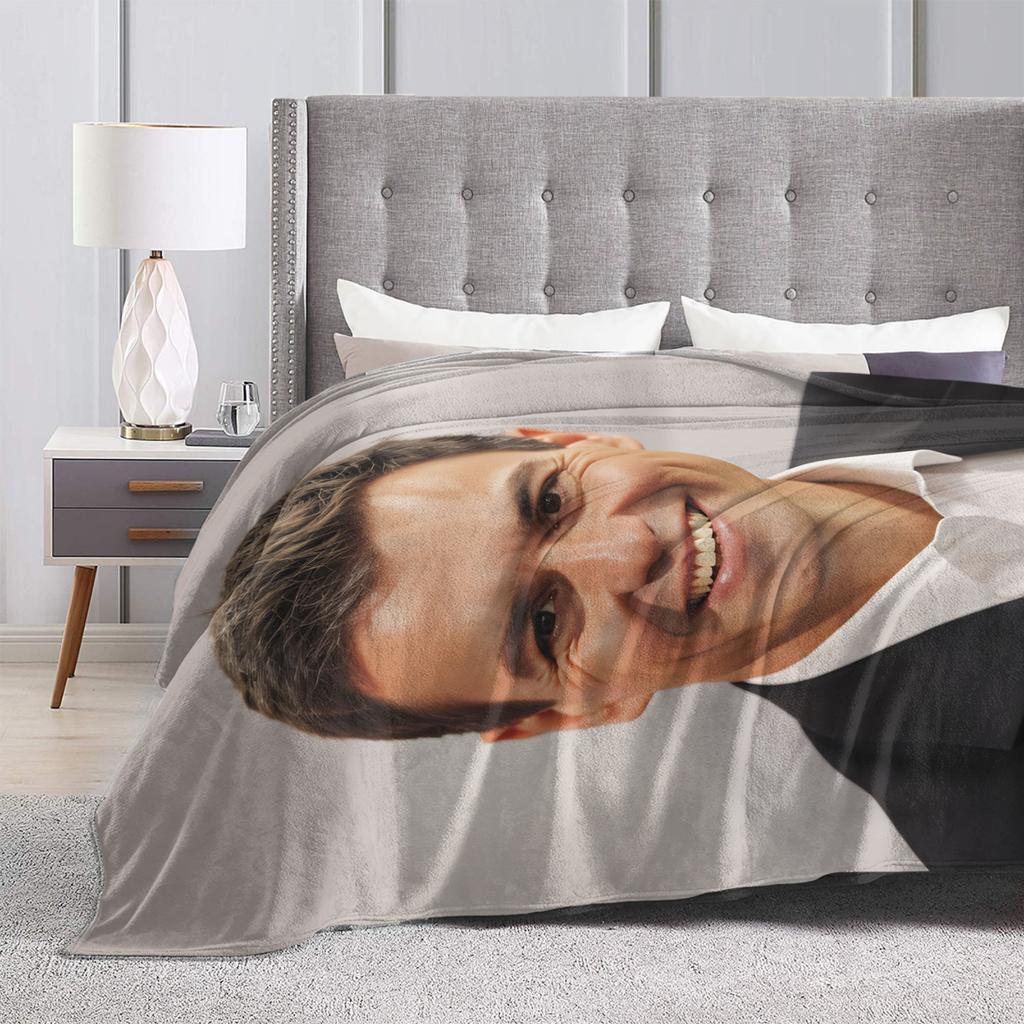 Super Soft Blankets Boy Girl Decorative Pedro Sanchez  Throw Blanket Flannel For Couch Chair Sofa Bed Novelty Sofa Bed Cover