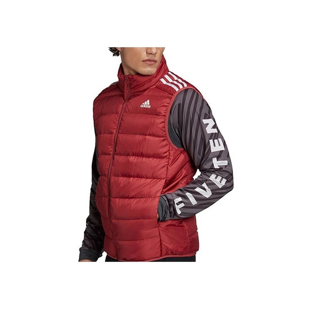 adidas Essential Daunenweste Herren Oberbekleidung Rot GH4585