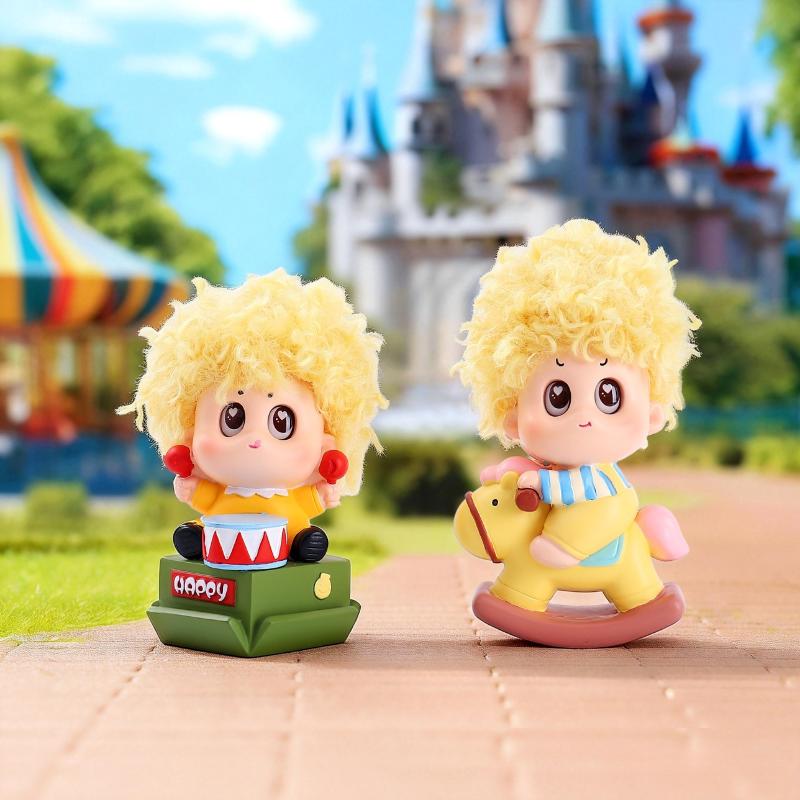 Curly-Haired Baby Series Blind Box Figures Cute Action Figures Collectible Toys For Mystery Box Birthday Gift Home Decorations