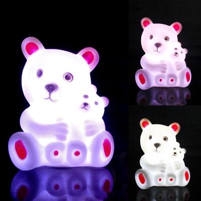 Nightlights Cartoon Cute Animal Bears Color Changing LED Night Light Kids Room