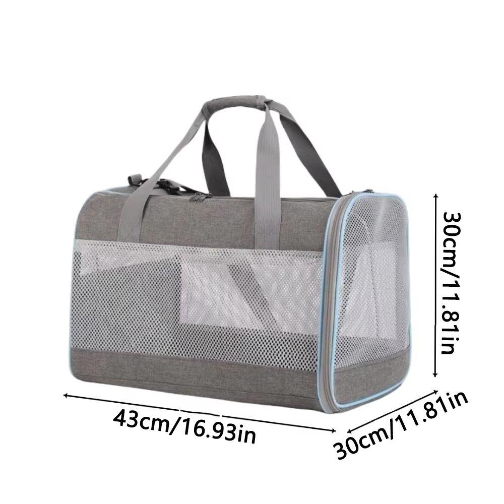 Breathable Travel Dog Carrier Comfortable Handle Portable Pet Shoulder Bag Pet Going Out