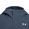 Under Armour Stormproof Ss25 Logo Sports Woven Hooded Long Sleeve Jacket Men Jacket Blue Black 1376066-046