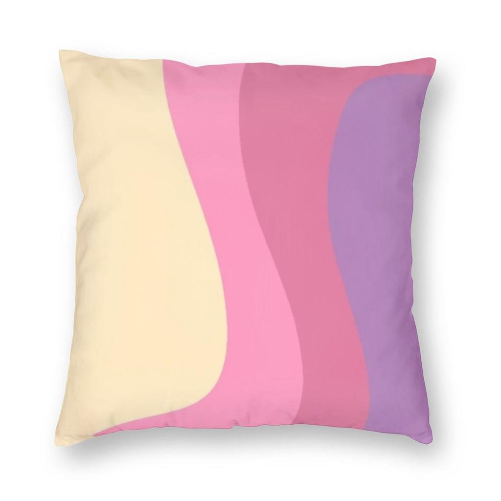 Abstract Retro Liquid Swirl Pillowcase Polyester Linen Velvet Pattern Zip Decor Pillow Case Room Cushion Cover