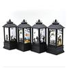 Vintage Pumpkin Castle Halloween Led Light Lantern For Party Bar Home Decor Gifts