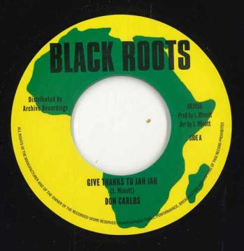 

7inch Record DON CARLOS - Give Thanks To Jah Jah / Give Thank AR7059 Black Roots/Arc UK Reggae, Ska & Dub