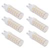 6PCS 104LED Light Bulb 12W 85?265V G9 Bulb 3 Light Color Small Wall Lamp Bulb for Home