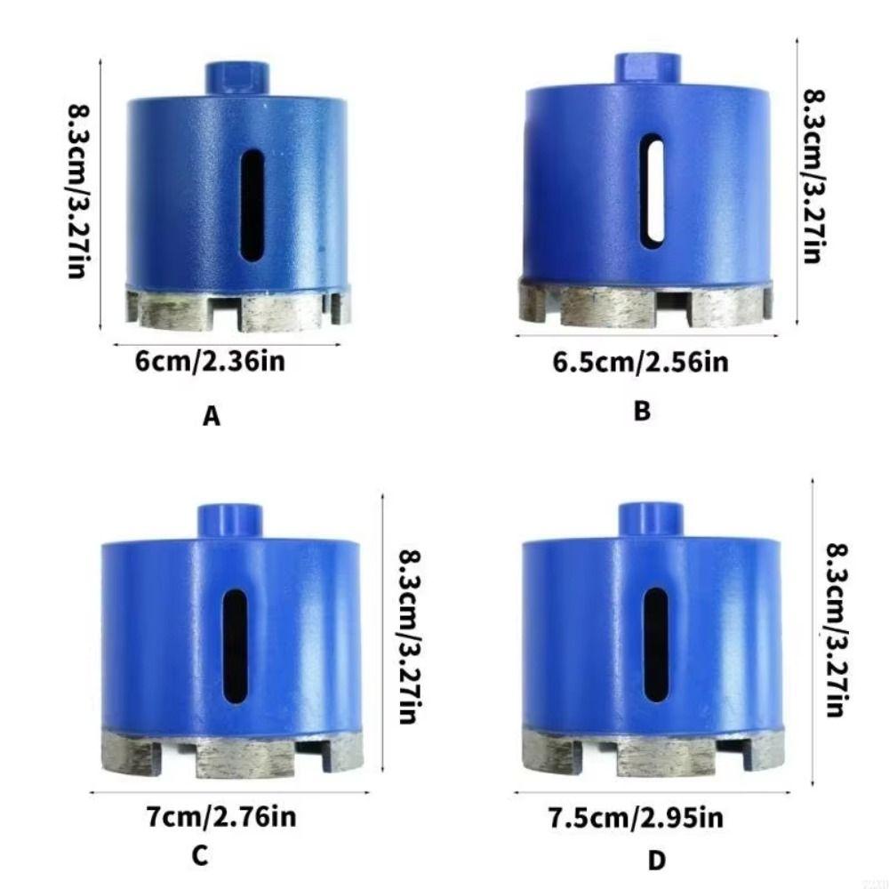 60mm/65mm/70mm/75mm Lochbohrer Bohrer Marmorbohrer Bohrer Fliesenbohrer Boden