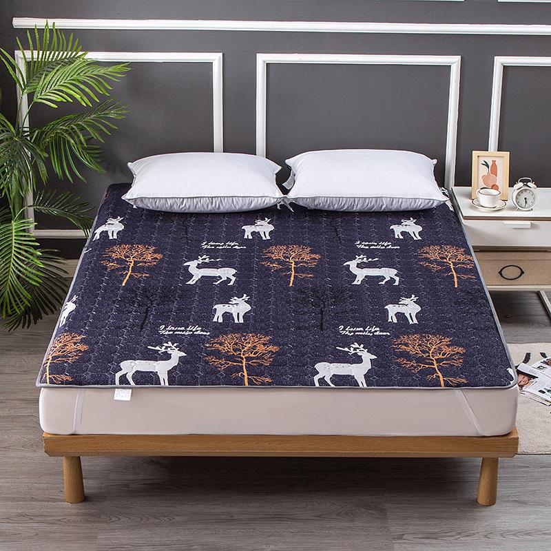 Washable Soft Mattress Pad - Single/Double Sizes for Dorms