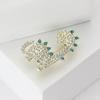 Retro Personalized Alloy Rhinestone Small Dinosaur Brooch Fashion Creative Men'S And Women'S Clothing Corsage Jewelry Pin