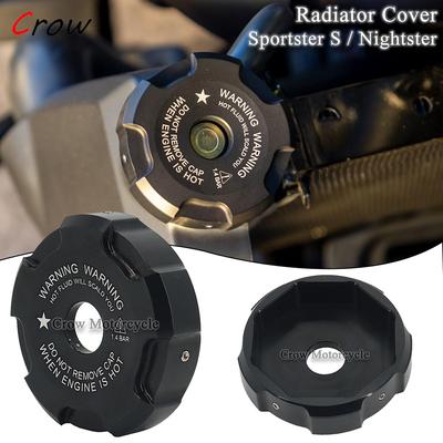 NEW Motorcycle Radiator Cap Water Tank Cover Mount Accessories For RH1250s Sportster S 1250 RH975 Nightster 975