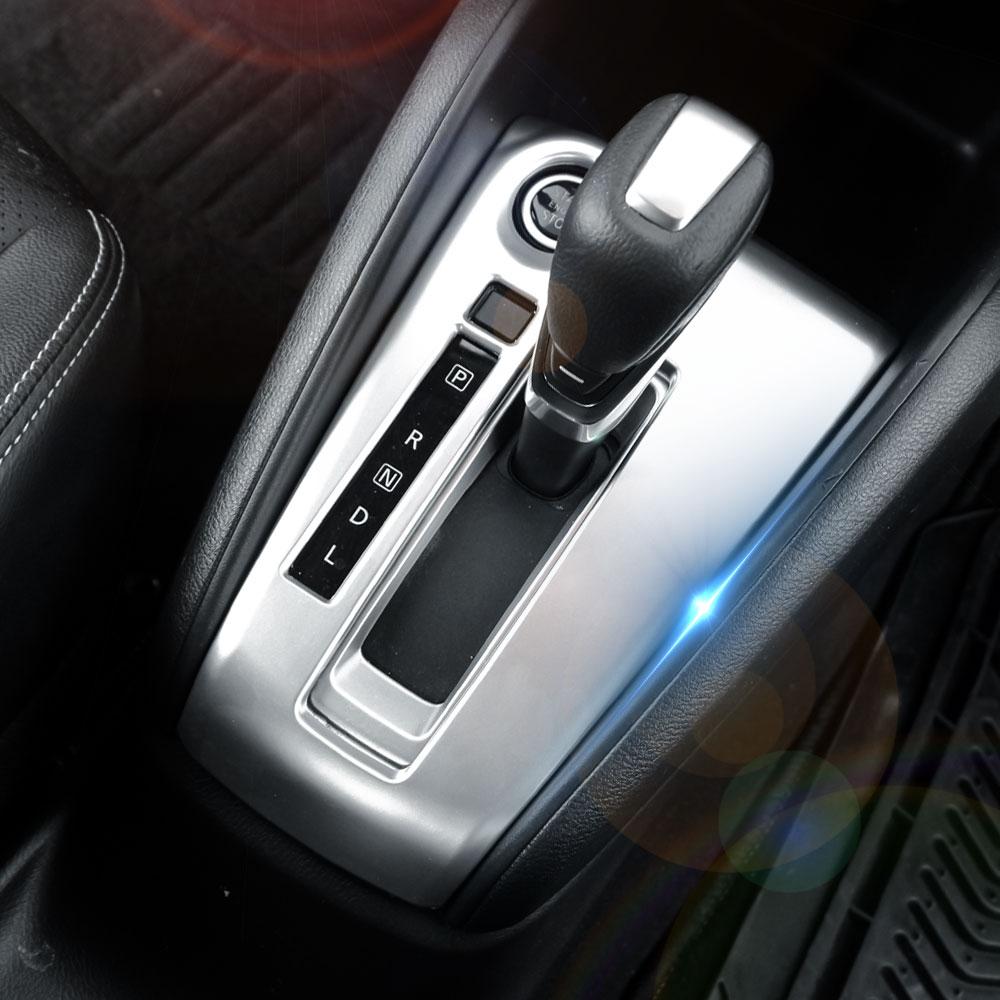 For Nissan Kicks 2017 2018 2019 2020 2026 2026 Gear Shift Panel Frame Sticker Cover ABS Modification Decoration Car Accessories