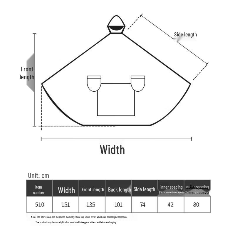 YUHANG Adult Electric Scooter & Bike Riding Rain Poncho