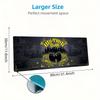 Wu Tang Clan Artwork Large Size Mouse Pad Large Gaming Table Cushion Nonslip Laptop Tablet Big Mousepad Xxl Mat Mini Pc Playmat With Lock Edge