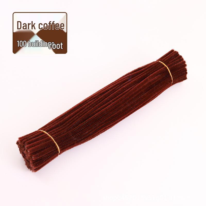 Youyou Tiger Twist Stick Handmade Super Soft Chenille Stems Educational Craft Materials for Macarons