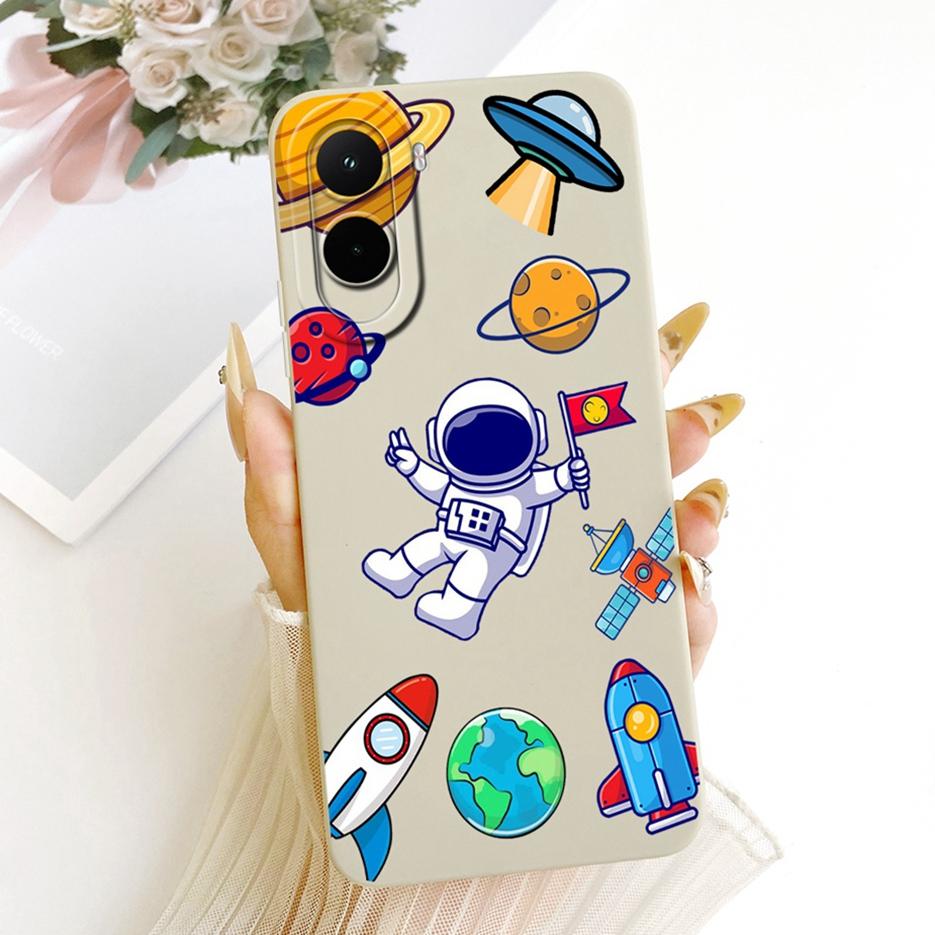 For Xiaomi Poco M7 Plus Case PocoM7 4G Pretty Girl Sunfower Painted Phone Case For Xiaomi Poco M7 Pro PocoM7 Plus 5G Soft Fundas