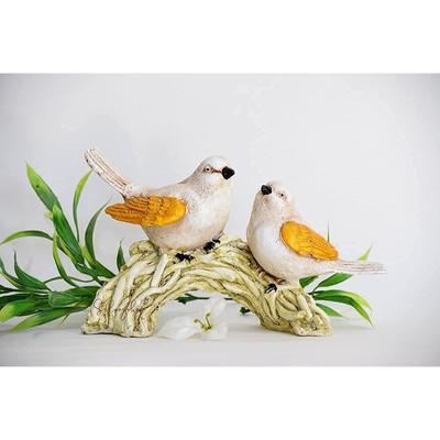 Figurine décorative en polyrésine représentant des tourtereaux pour la décoration intérieure, pièce décorative pour une pendaison de crémaillère, Vaastu Fang Sue