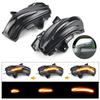 2pcs Dynamic Turn Signal LED Light Side Mirror Indicator Fit For Lexus IS250 250C 2010-2012 Fit For Lexus LS460L 2006-2008