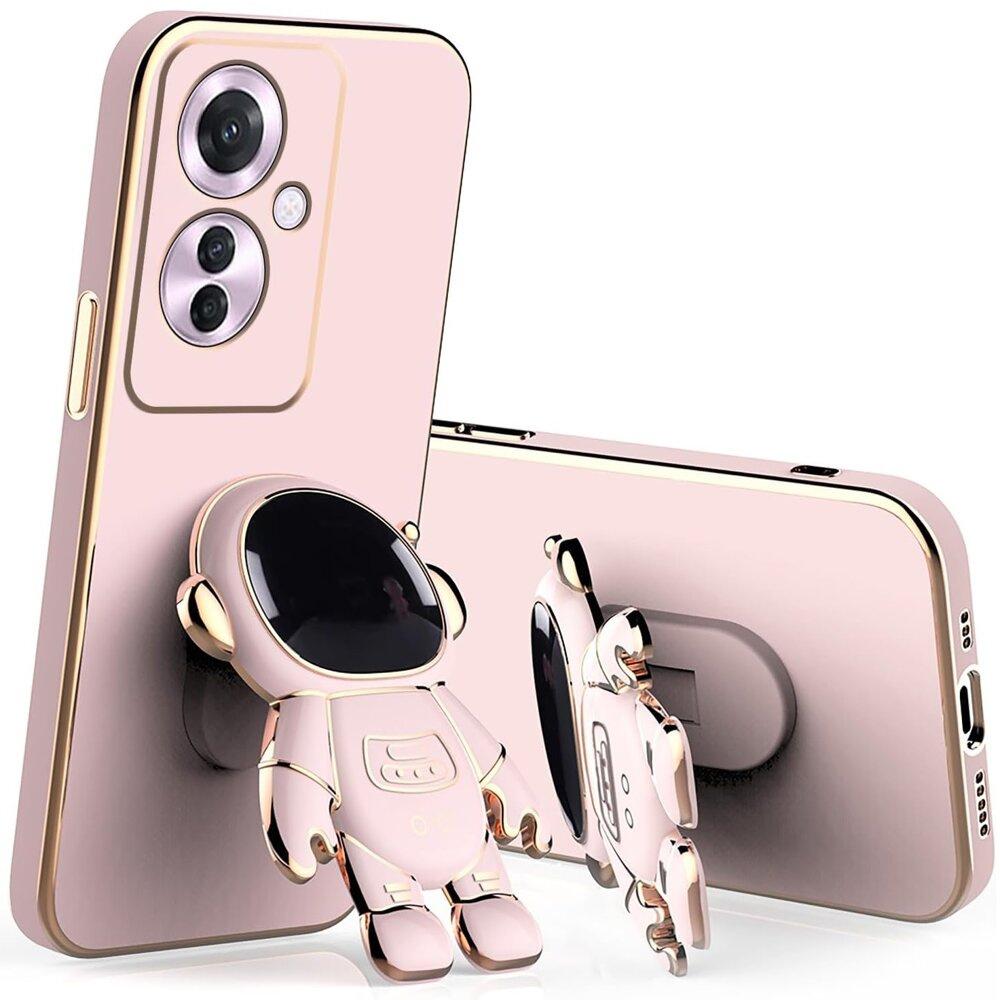 Case for Oppo Reno 11F 5G, Astronaut, Pink