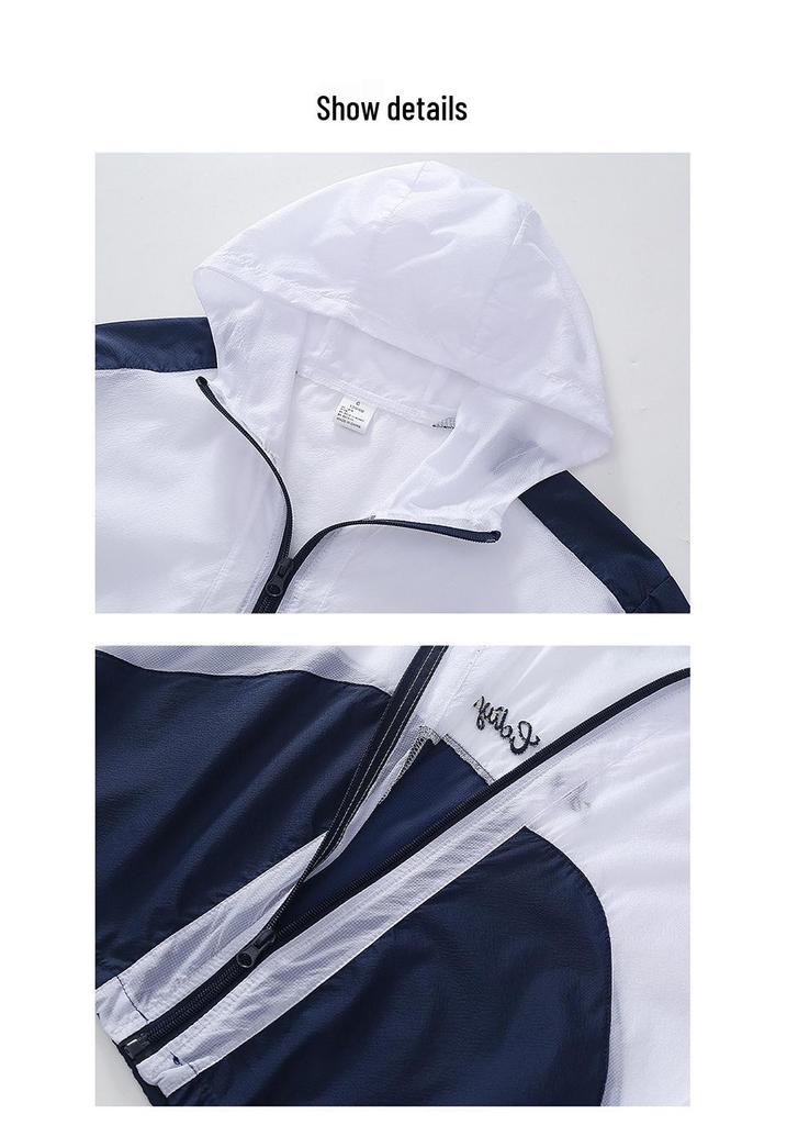 Boys' Lightweight Summer Sun Protection Clothing - Ultra-Thin, Breathable, Quick-Drying for Medium & Large Children, Trendy 2026 Style