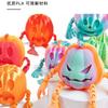 3D Printed Pumpkin Family Halloween Decoration Articulated 3D Printed Fidget Toy Movable Pumpkin Action Figure Desktop Ornaments