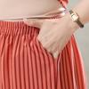 Women's Plus Size Summer 2-Piece Outfit, Ice Silk Casual Top & Capri Pants Set (3XL-7XL)