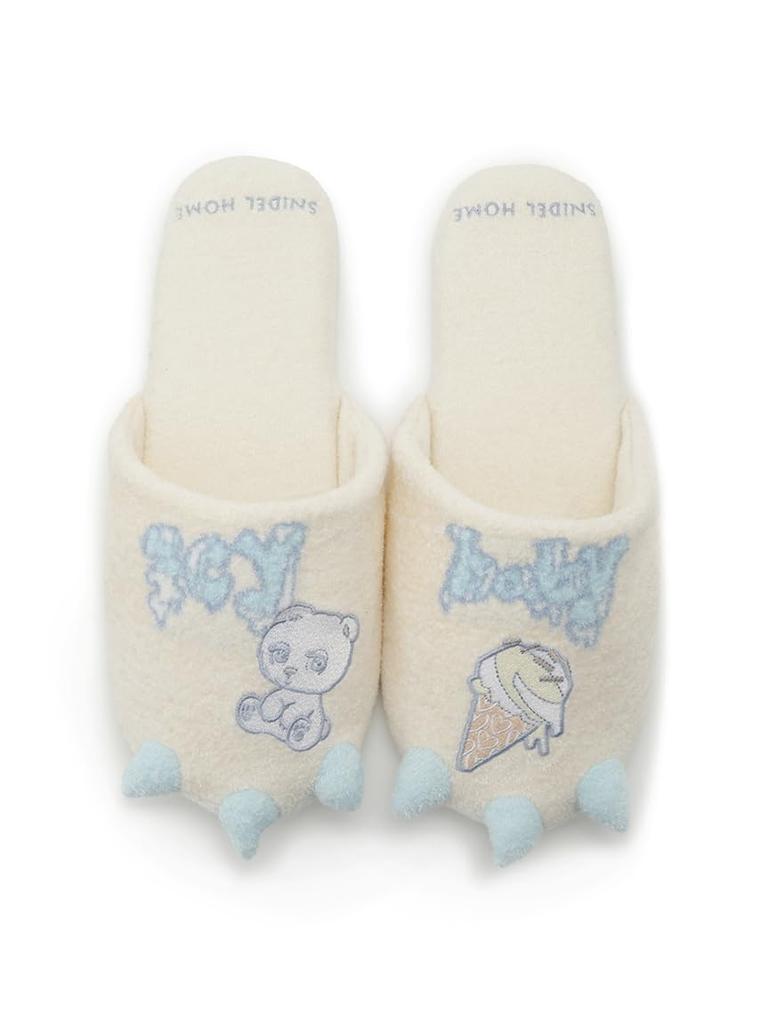 Snidel Home icy baby knit room shoes SHGG254203 IVR Free Size