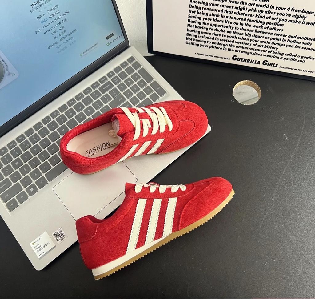 Retro Dexun shoes women's shoes spring 2025 new flat-soled Forrest Gump shoes sports shoes lightweight casual soft-soled single shoes