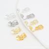 Gold-packed 18K Color-preserving Anti-allergic Ear Clip Converter Painless Triangle Clip Accessories DIY Earrings Jewelry Accessories A29