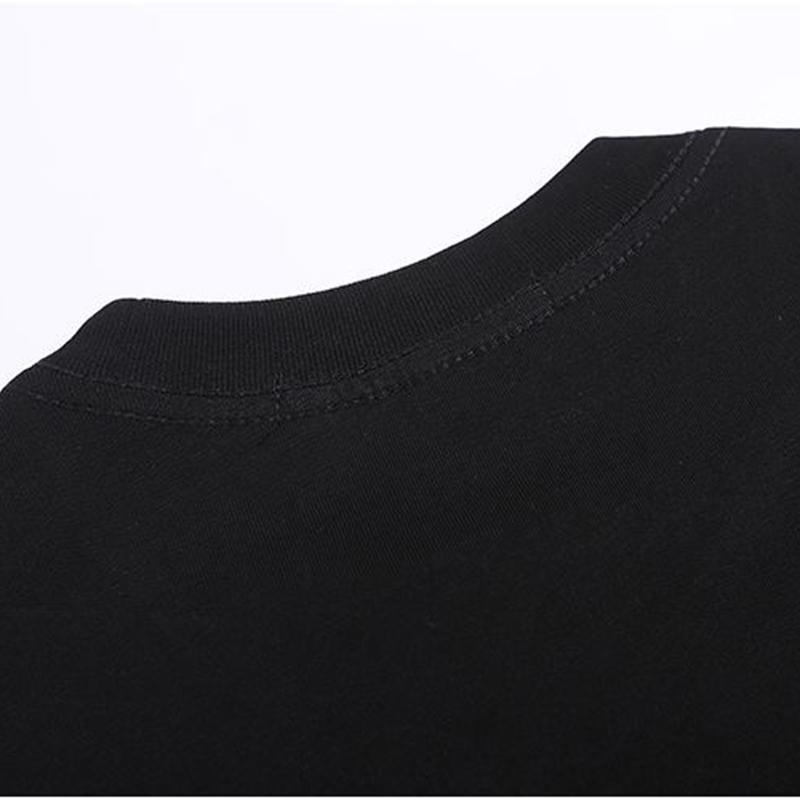 Streetwear Japonské Anime Grafické Tričko Bavlna Prané Černé Tričko Unisex Vrcholy Trička Krátký Rukáv Tričko