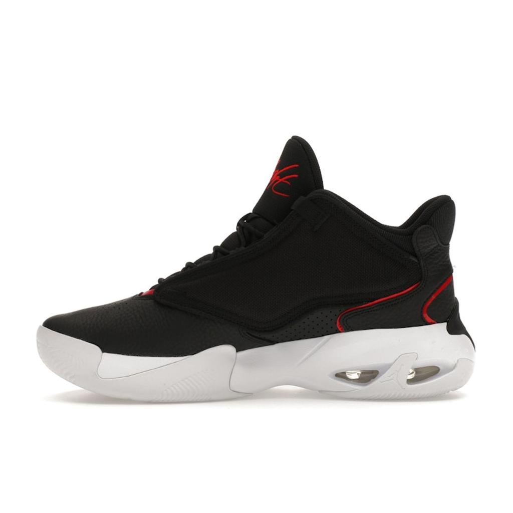Air Jordan Max Aura 4 Bred Baskets Homme Noir Blanc Rouge Université DN3687-006