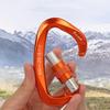 Cross-Border Multifunctional D-Shaped Aluminum Mountaineering Safety Buckle