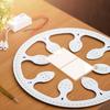 10Pcs Ultra-Thin White LED Light Diffuser Film Sheets Adhesive Soft Glow Glare Reduction for Ceiling Strip Lights Home Office