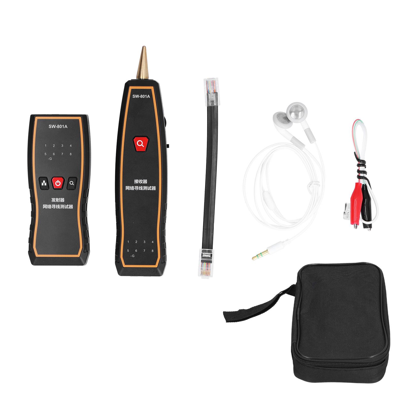 

SW-801A Cable Finder Multifunction Wire Telephone Line Tester for Network Checking