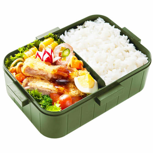 Skater 4 Point Lock Lunch Box 900ml Large Capacity Lunch Box 1 Tier Brooklyn Men's Made in Japan YZFL9