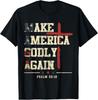 Jesus Make America Godly Again American Patriot Christian Unisex T-Shirt