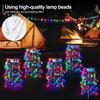 Outdoor LED Solar Fairy Lights Waterproof Landscape Pathway Decor Lawn Lamp for Villa Street Patio Balcony