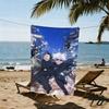 J-jujutsu-u anime gojo Towel Large Quick-Drying Microfiber soft K-kaisen-n Beach Towel for Travel Fitness Sauna Bathing Camping