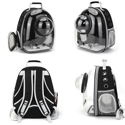 Premium Transparent Breathable SpaceCapsule Pet Backpack Lightweight Portable Soft Carrier Bag for Cats Dogs Travel Outdoor