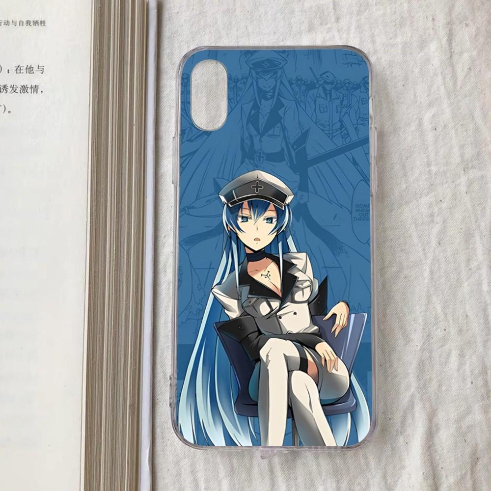 Akame Ga Kill Esdeath Phone Case For IPhone 15 14 11 12 13 Mini Pro XS Max Cover 6 7 8 Plus X XR SE 2020 Funda Shell