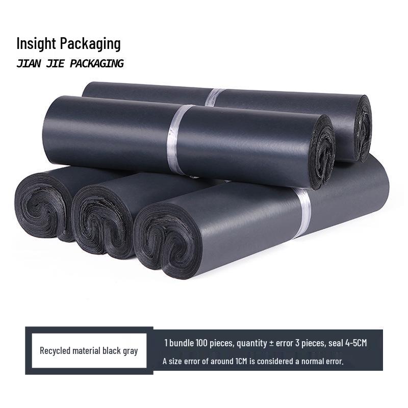 

Recycled Black & Gray Waterproof E-commerce Packaging Bag 28x42 cm Black-Gray Recycled 15*25 [100 pcs]